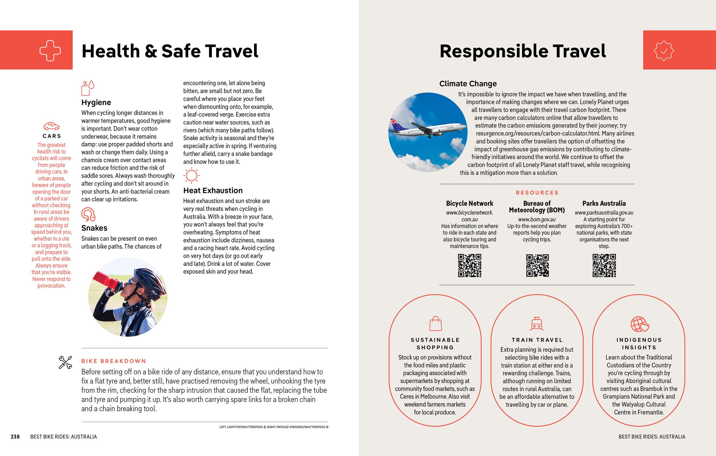 Beispielinhalt (Bild) Lonely Planet Best Bike Rides Australia