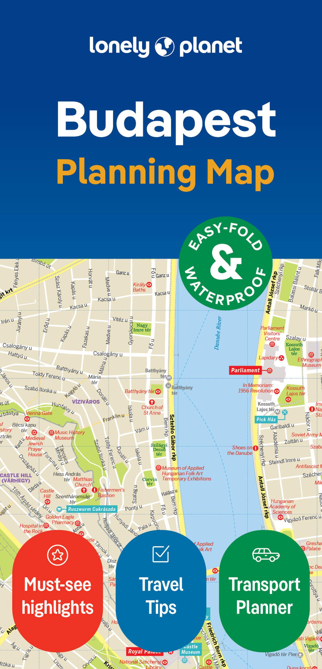 Vorderes Coverbild Lonely Planet Budapest City Map
