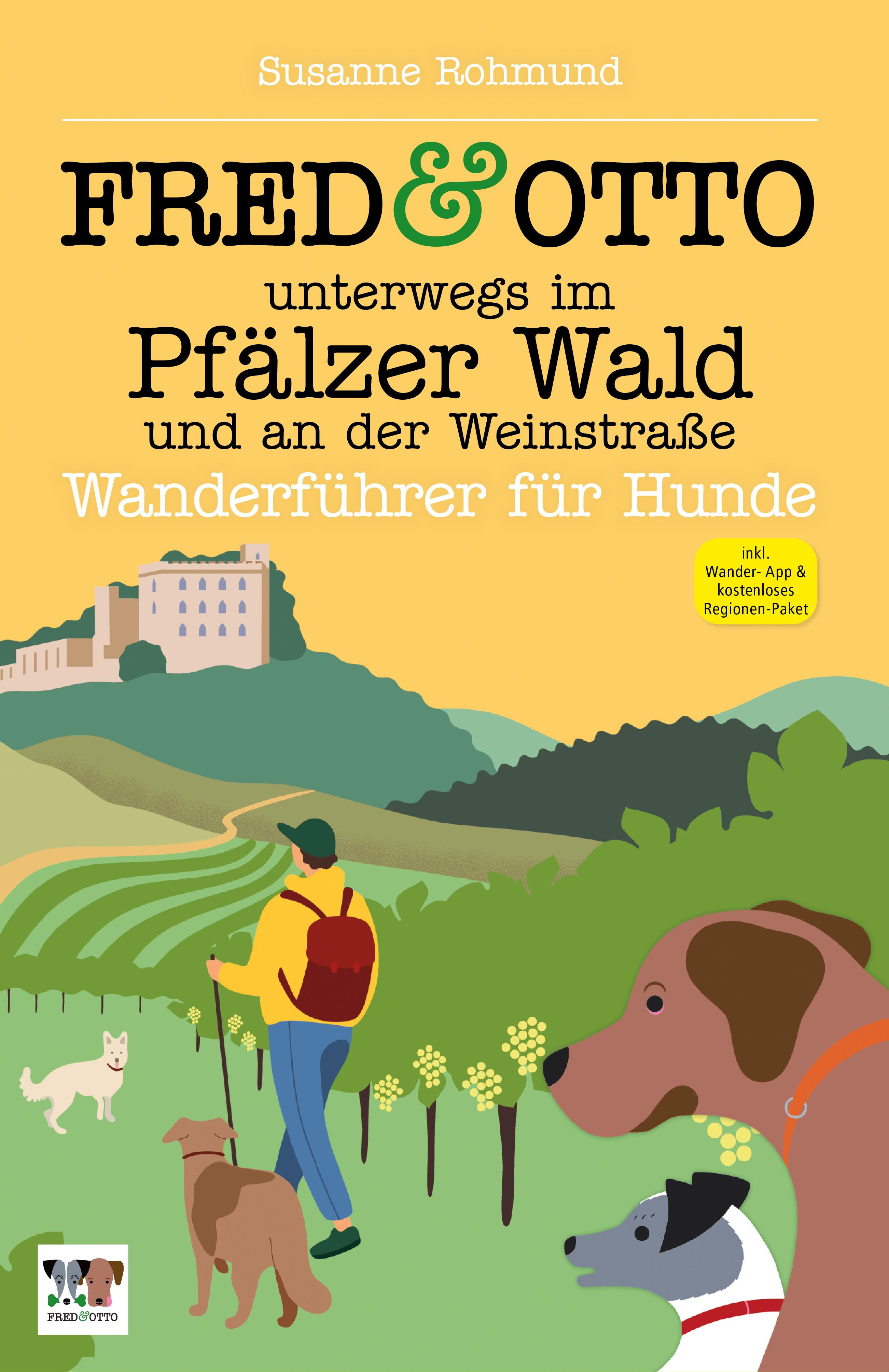 Vorderes Coverbild FRED & OTTO unterwegs im Pfälzer Wald und an der Weinstraße