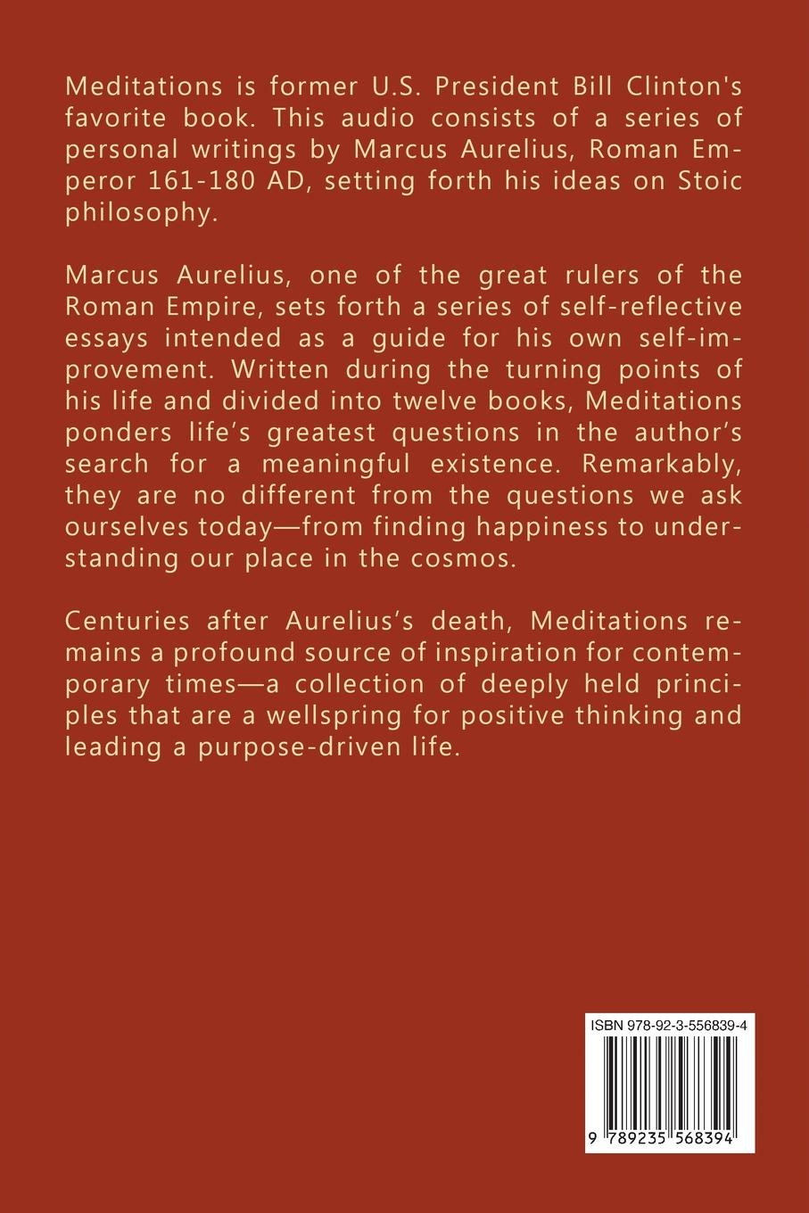 Rückseitencover Meditations