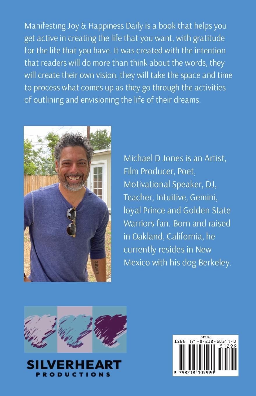 Rückseitencover Manifesting Joy & Happiness Daily
