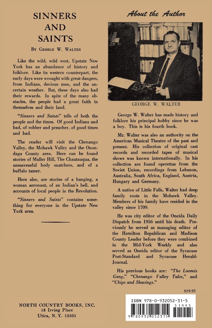 Rückseitencover Sinners and Saints