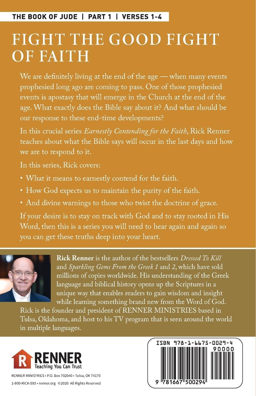 Rückseitencover Earnestly Contending for the Faith Study Guide