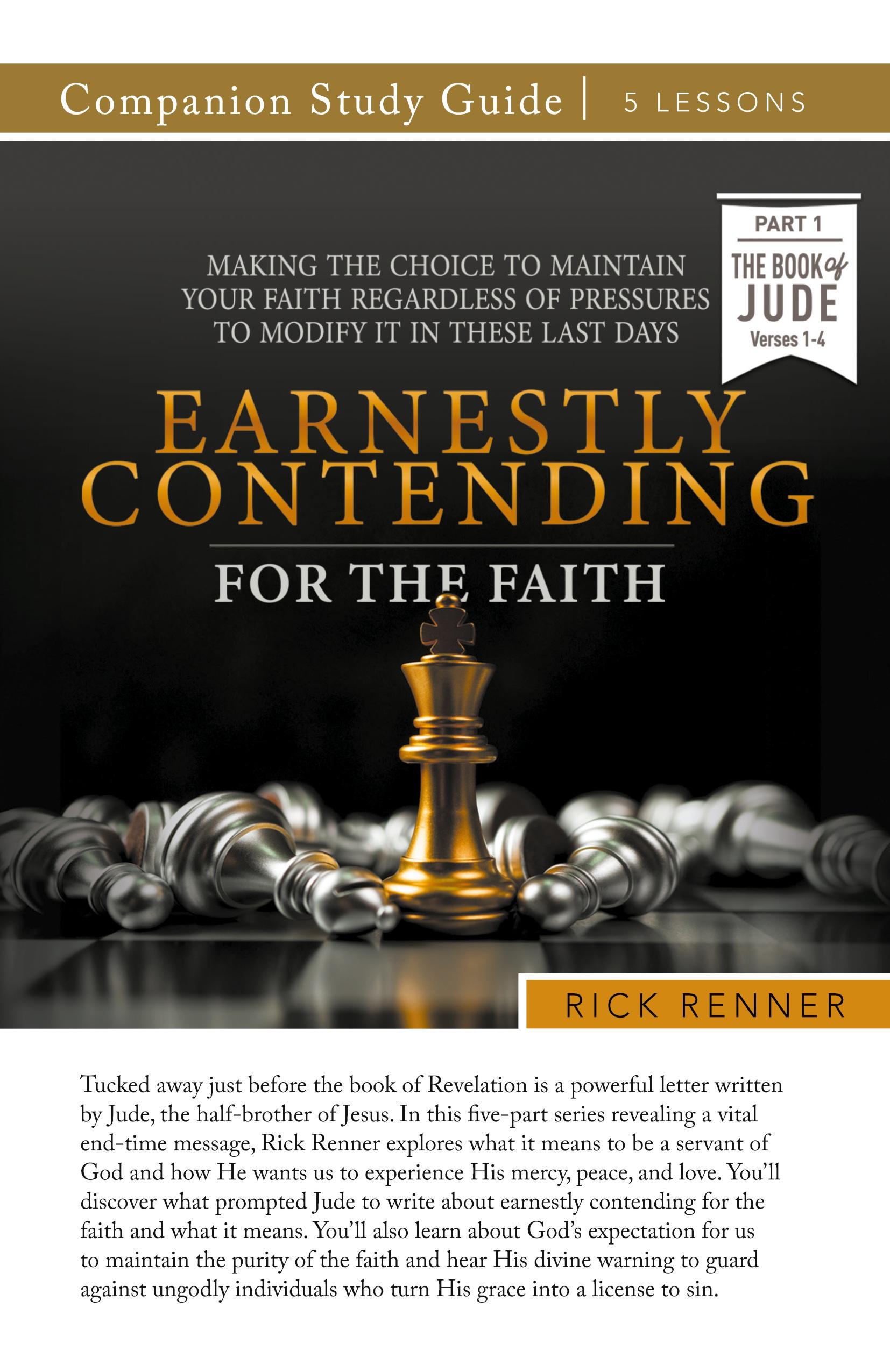 Vorderes Coverbild Earnestly Contending for the Faith Study Guide