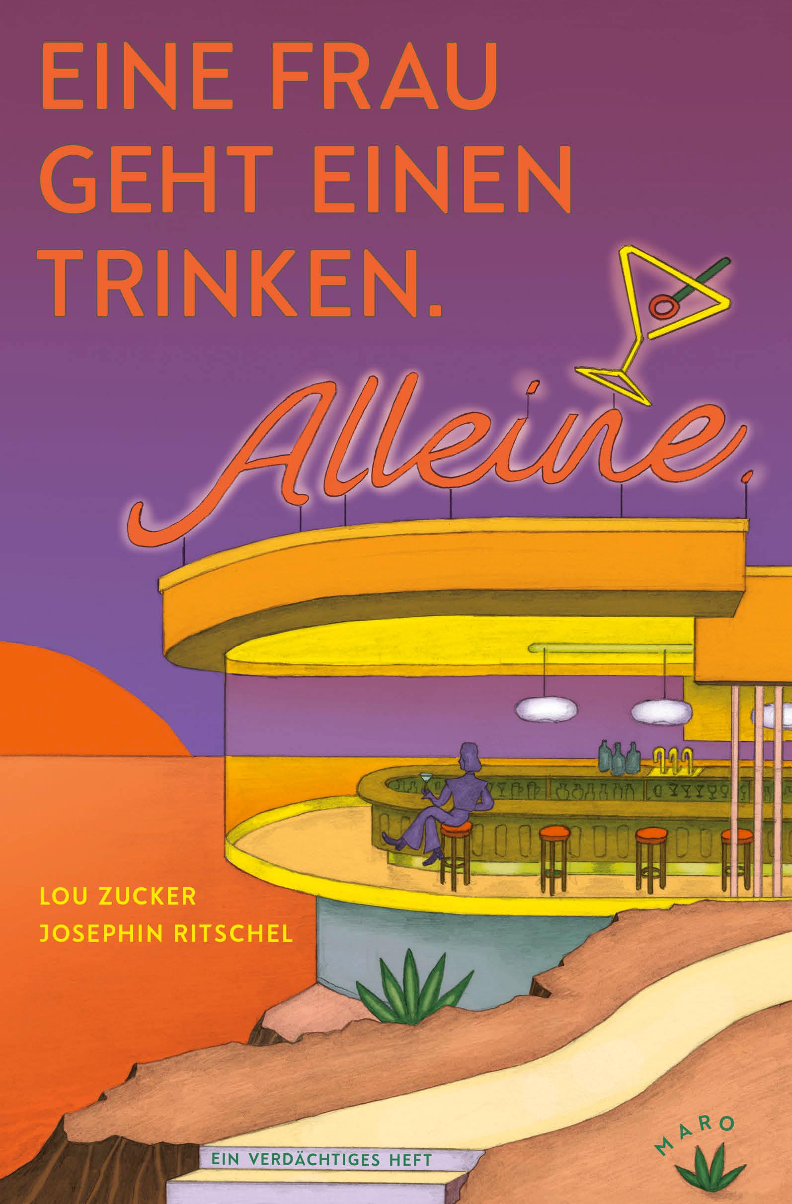 Vorderes Coverbild Eine Frau geht einen trinken. Alleine