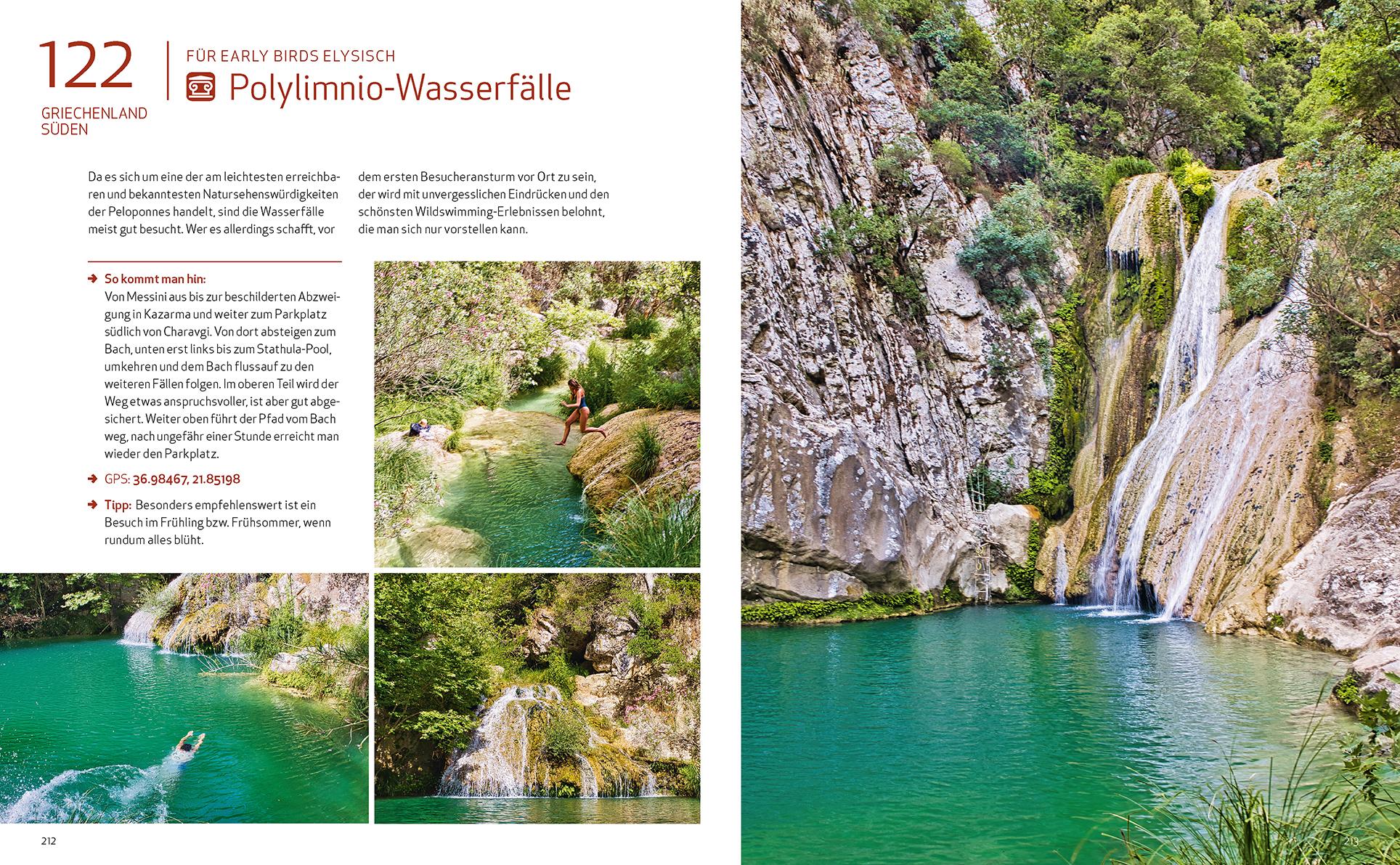 Beispielinhalt (Bild) Wild Swimming Griechenland