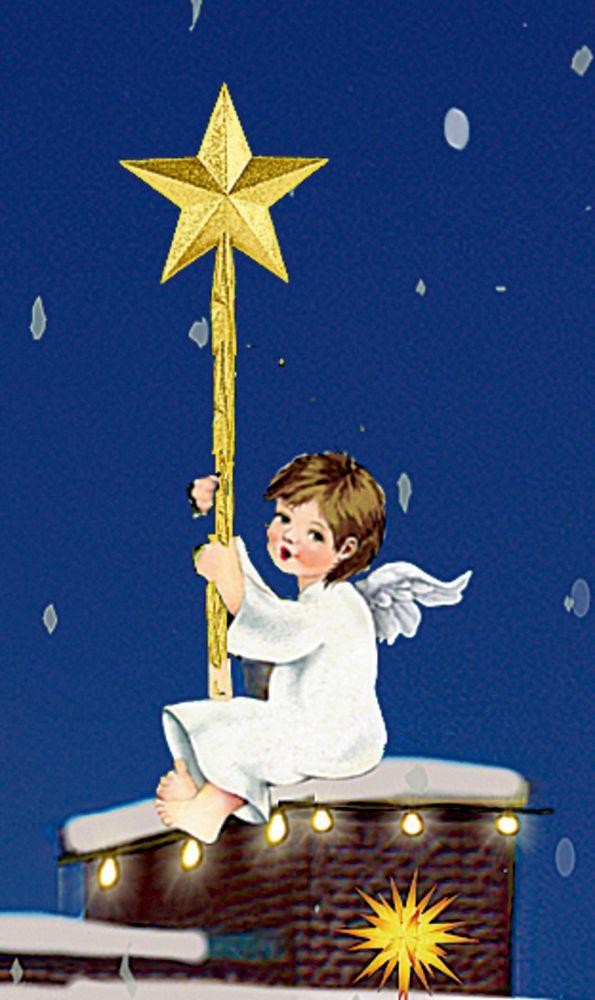 Beispielinhalt (Bild) Wand-Adventskalender - Willkommen im Weihnachtshaus