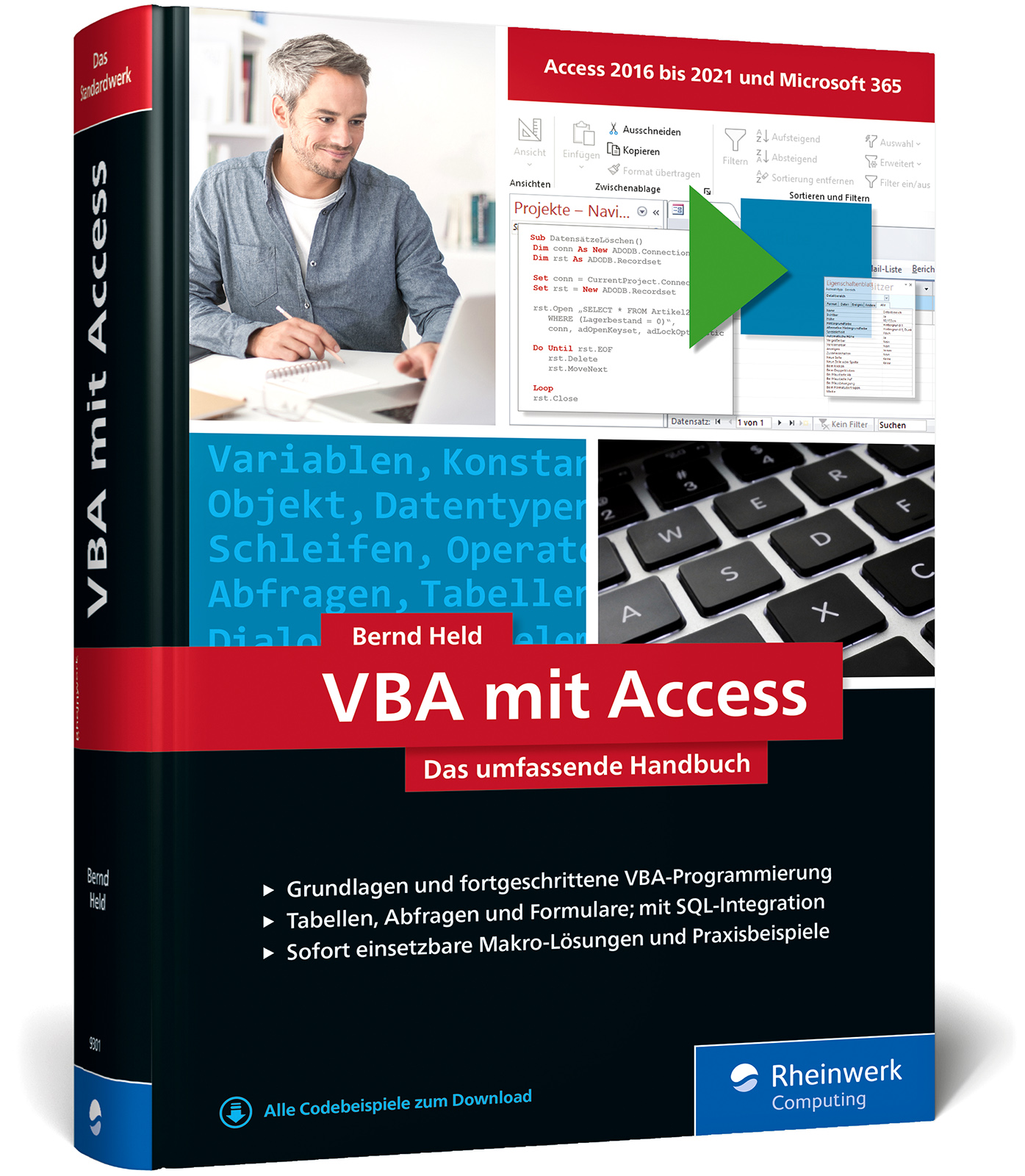 Vorderes Coverbild VBA mit Access