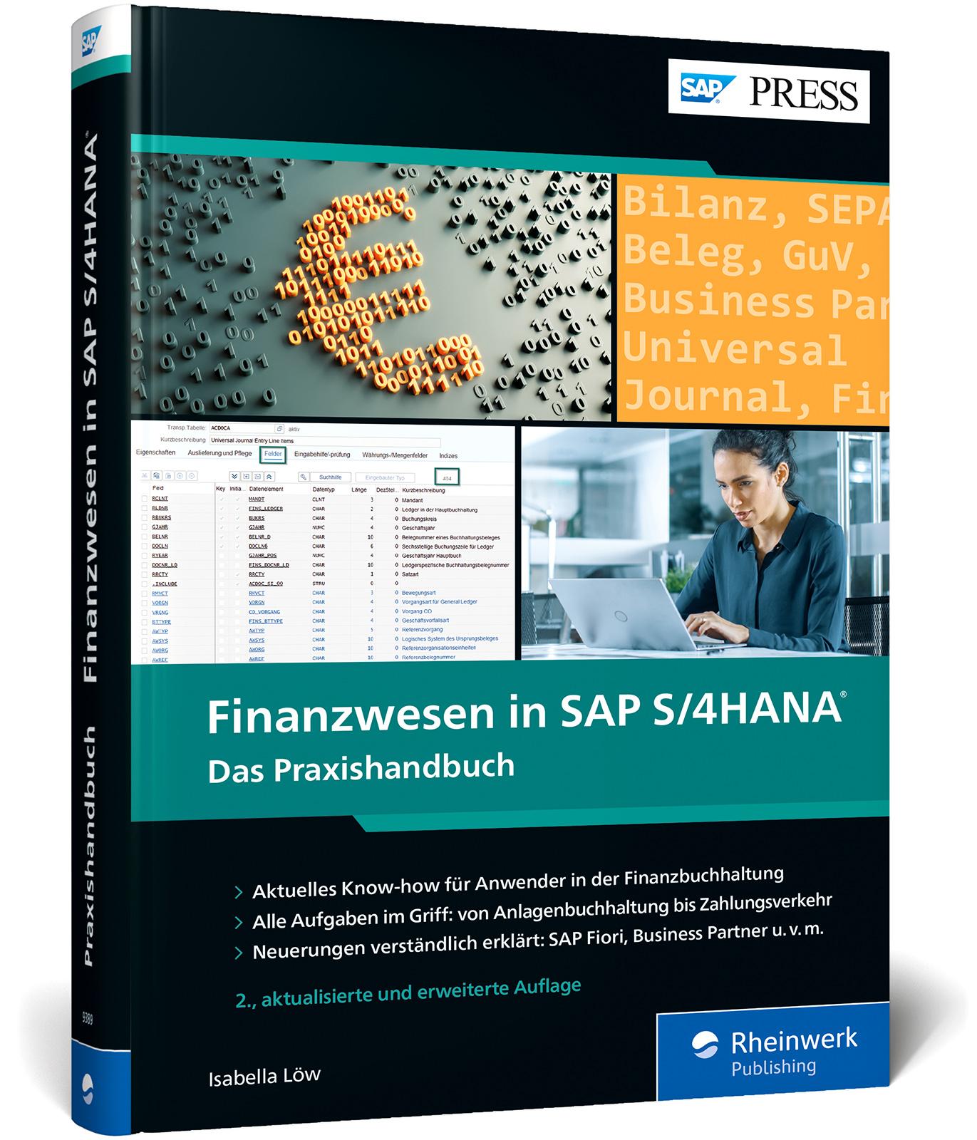 Vorderes Coverbild Finanzwesen in SAP S/4HANA