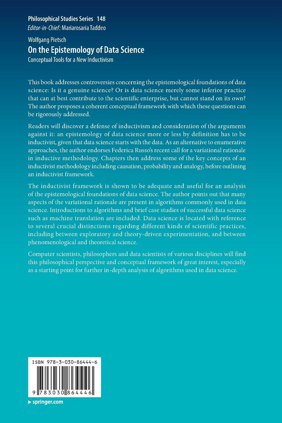 Rückseitencover On the Epistemology of Data Science