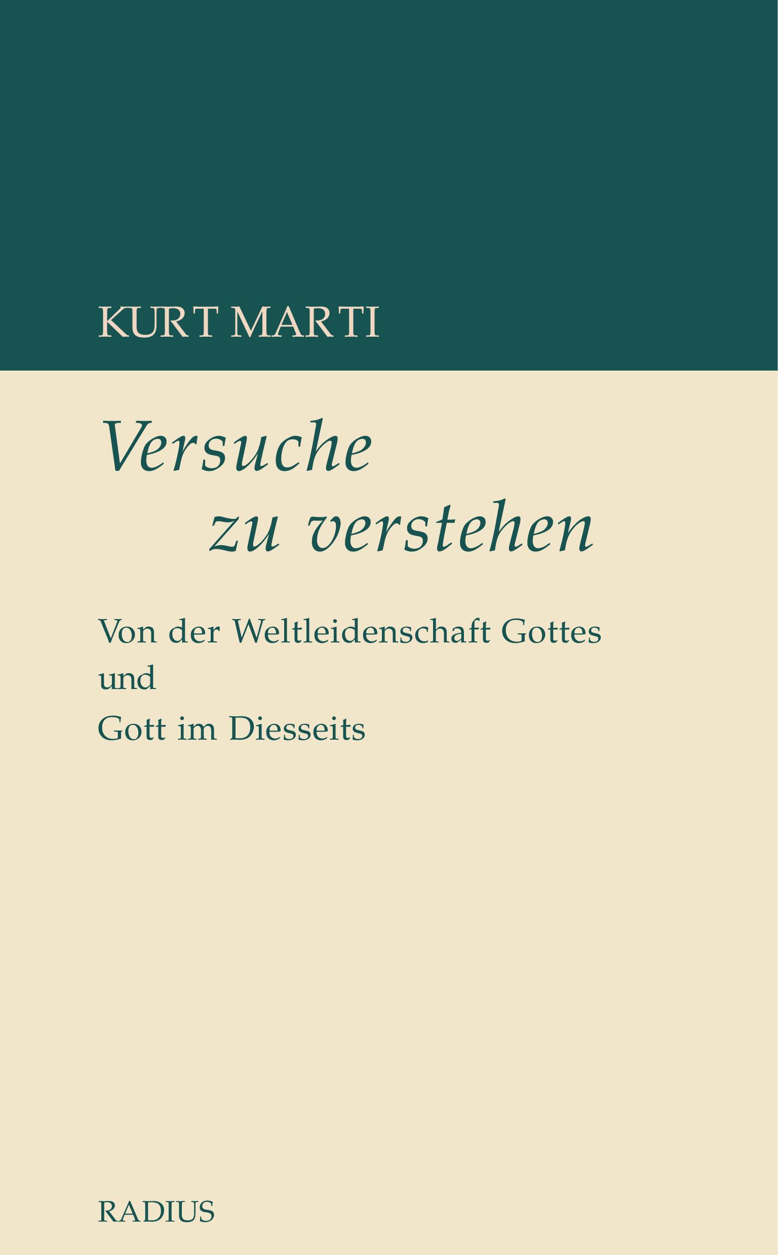 Vorderes Coverbild Versuche zu verstehen