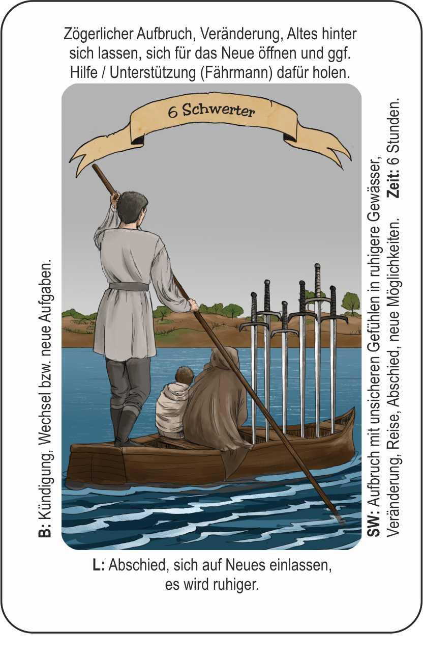 Beispielinhalt (Bild) Tarotkarten by Angelina für Anfänger