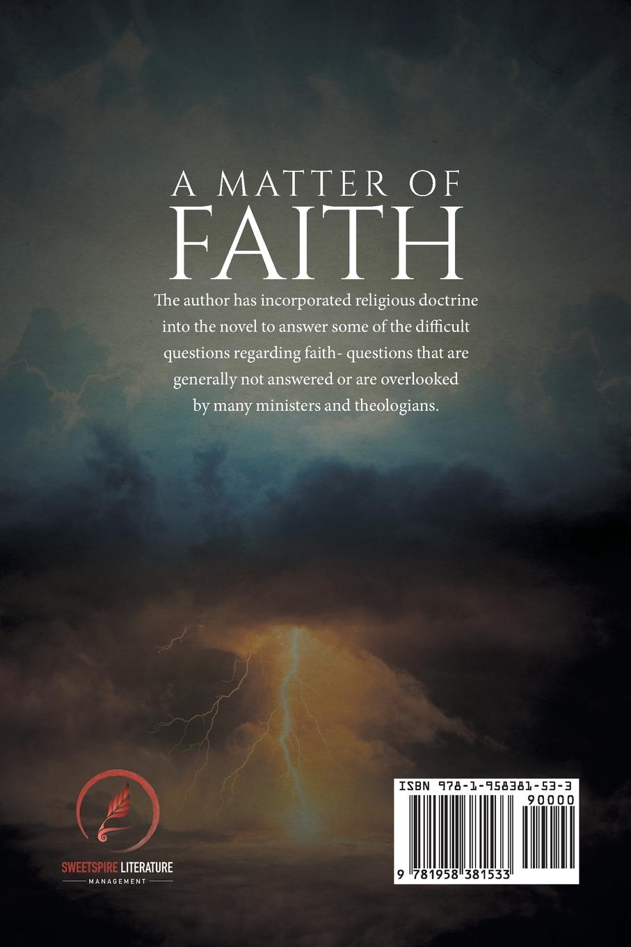 Rückseitencover A Matter of Faith