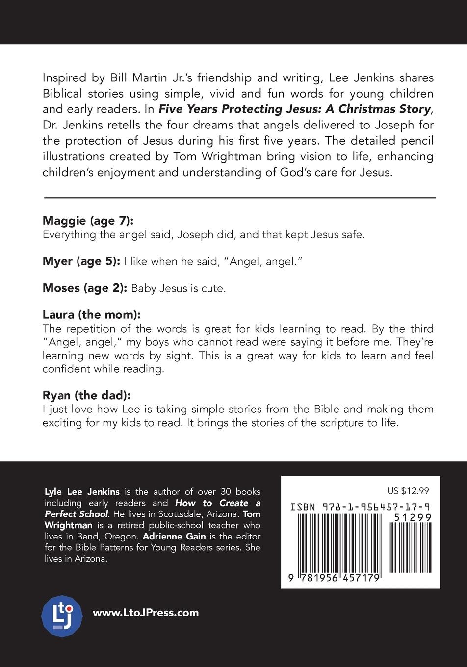 Rückseitencover Five Years Protecting Jesus