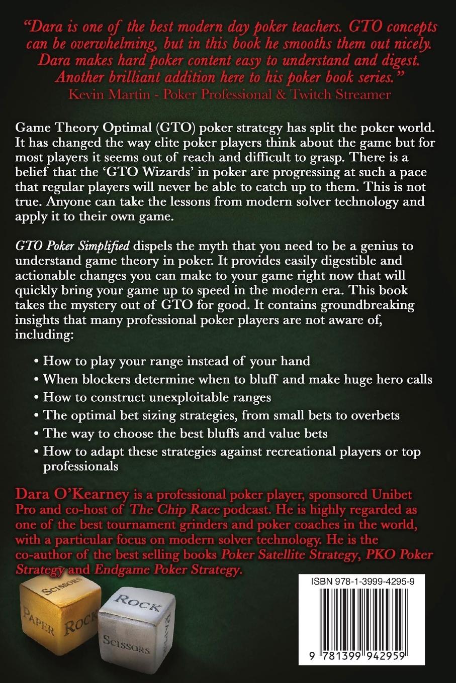 Rückseitencover GTO Poker Simplified