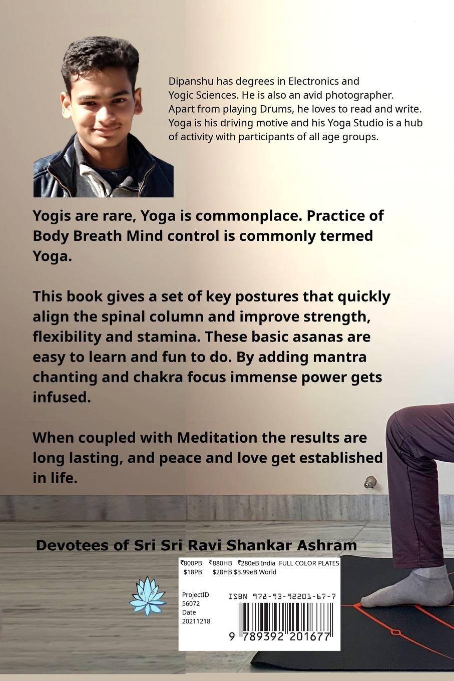 Rückseitencover Live One Hour Yoga Sessions