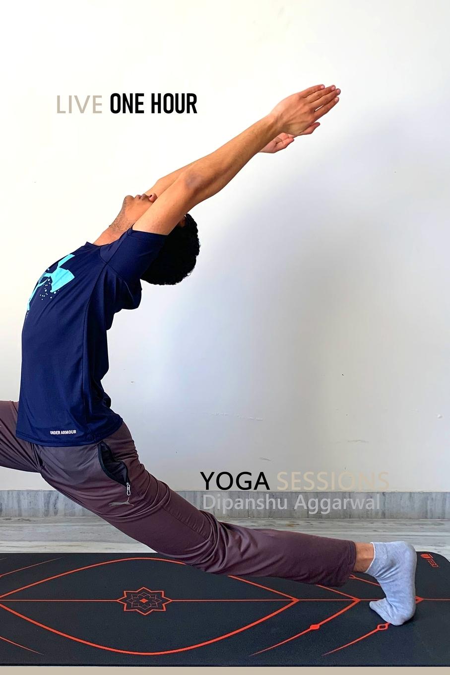 Vorderes Coverbild Live One Hour Yoga Sessions