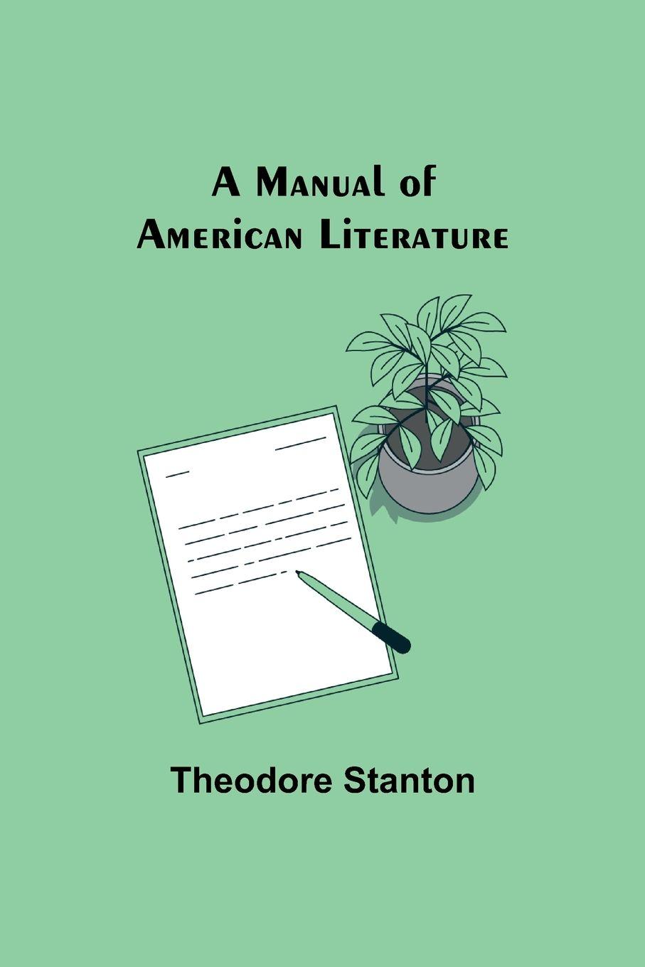 Vorderes Coverbild A Manual of American Literature