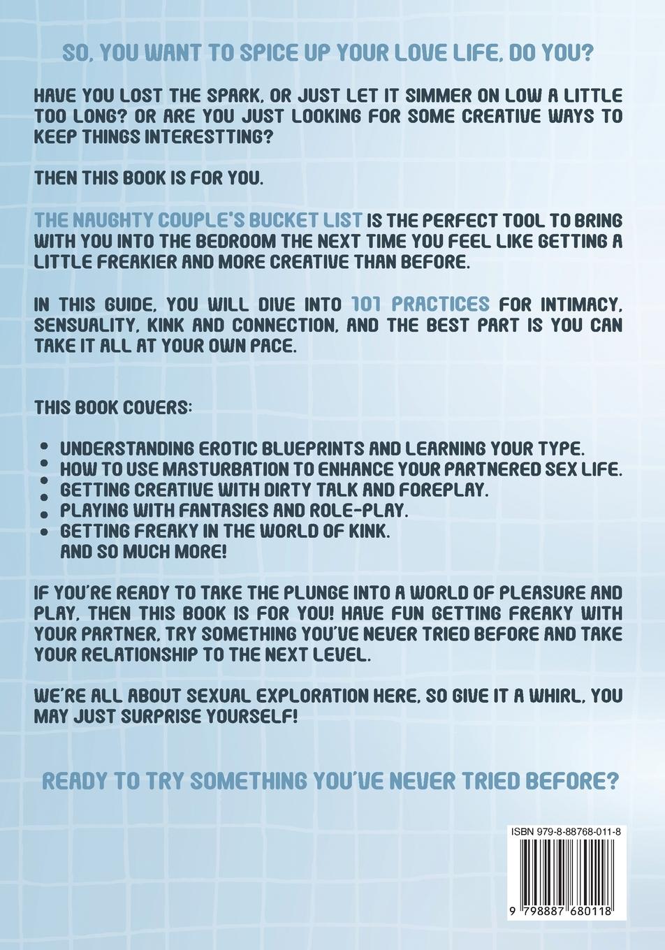 Rückseitencover The Naughty Couple's Bucket List