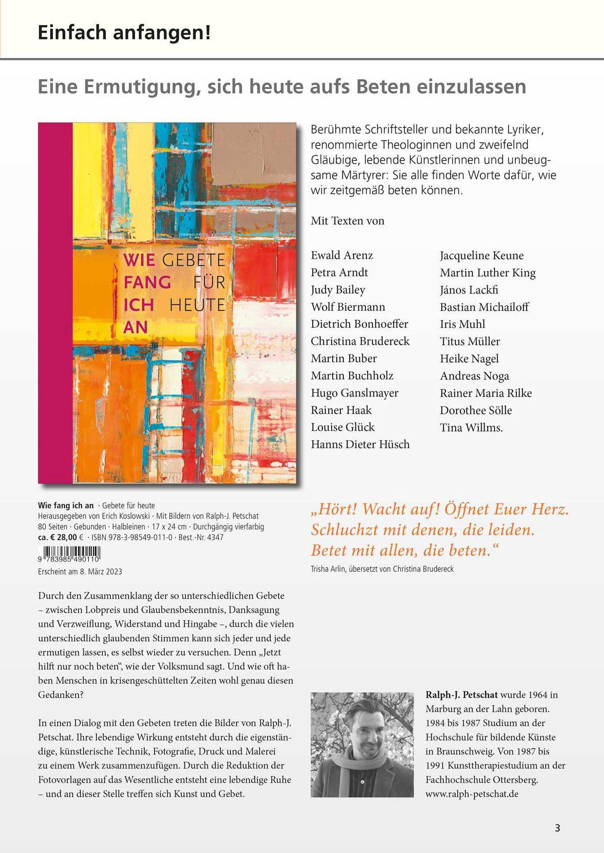 Beispielinhalt (Bild) Wie fang ich an