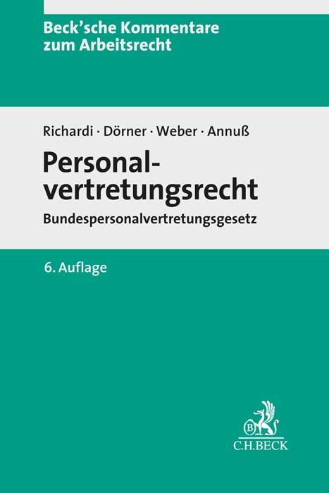 Vorderes Coverbild Personalvertretungsrecht