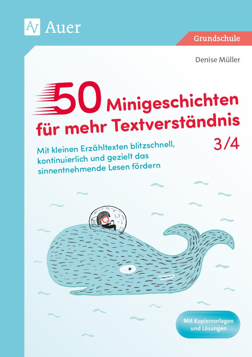 Vorderes Coverbild 50 Minigeschichten für mehr Textverständnis 3/4