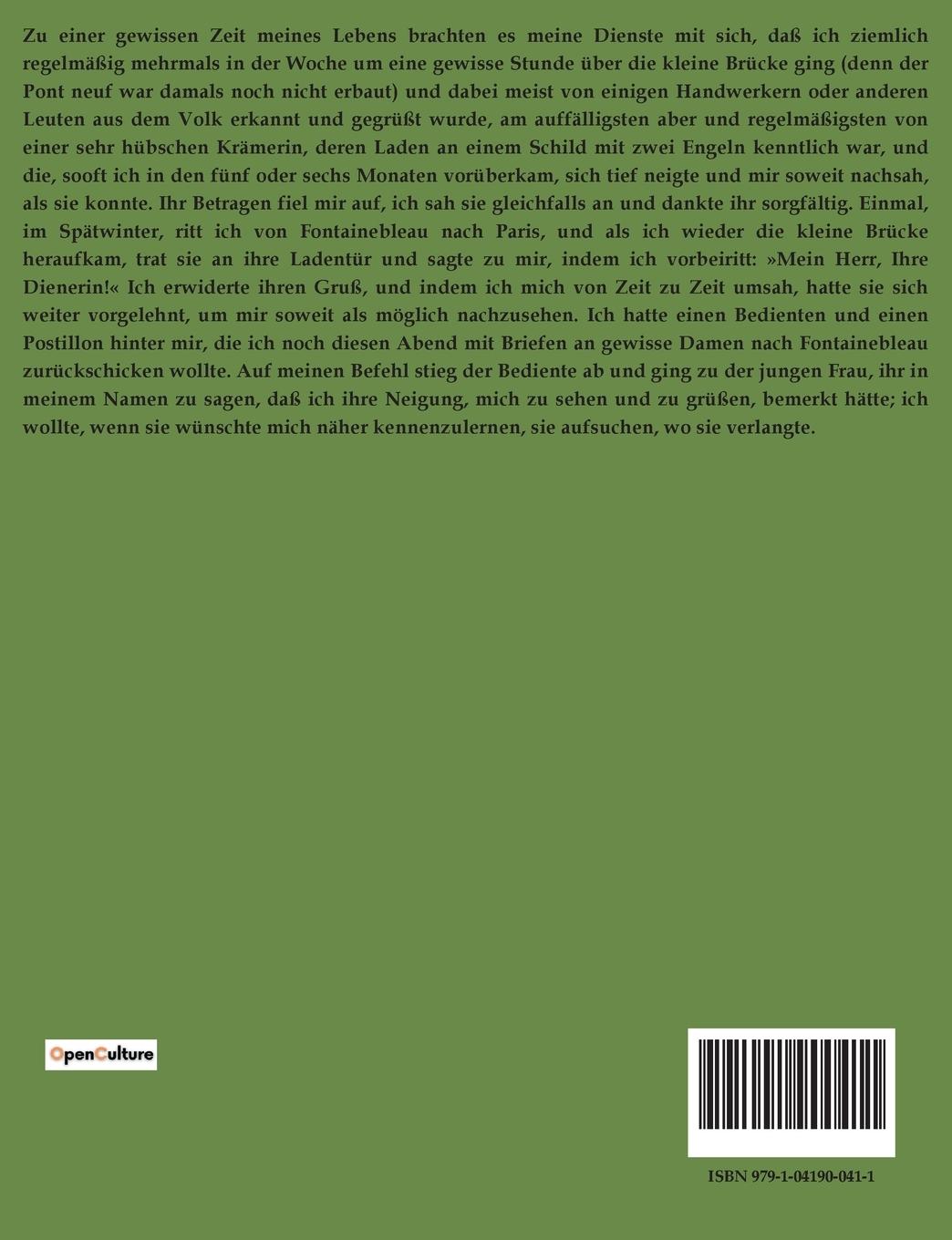 Rückseitencover Erlebnis des Marschalls von Bassompierre