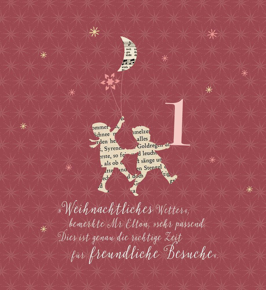Beispielinhalt (Bild) Adventskalenderbuch zum Aufschneiden