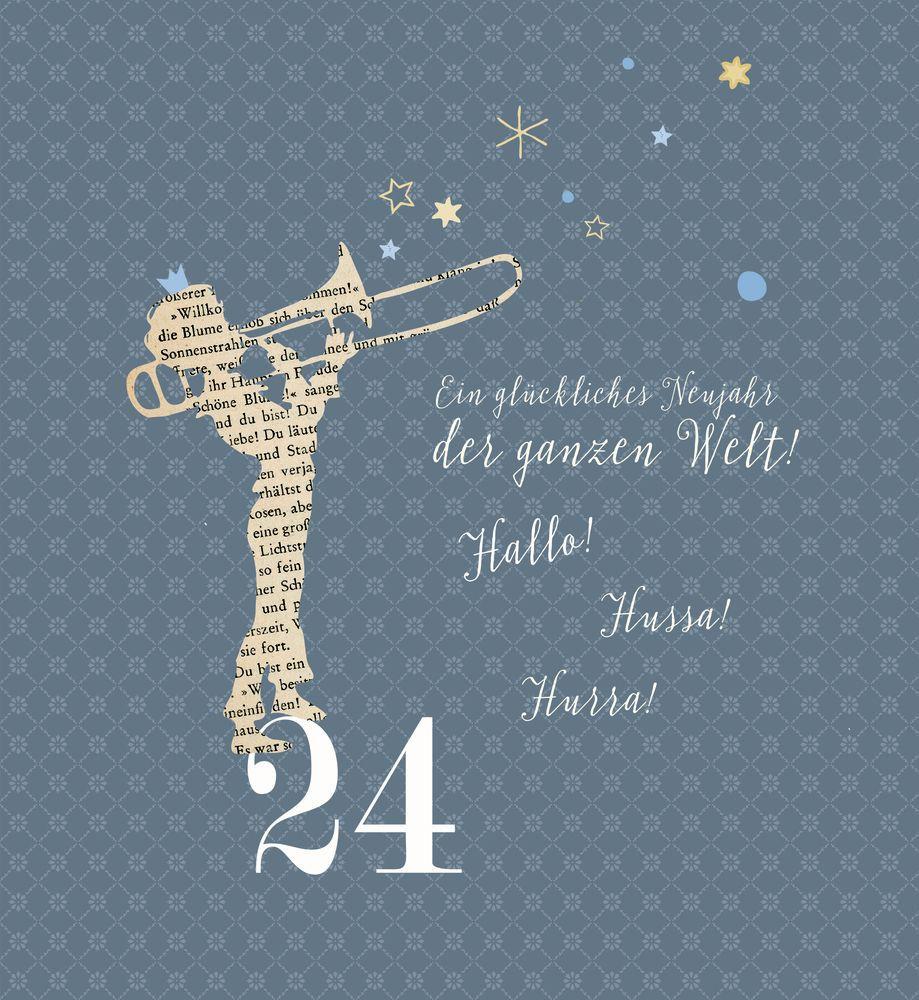 Beispielinhalt (Bild) Adventskalenderbuch zum Aufschneiden