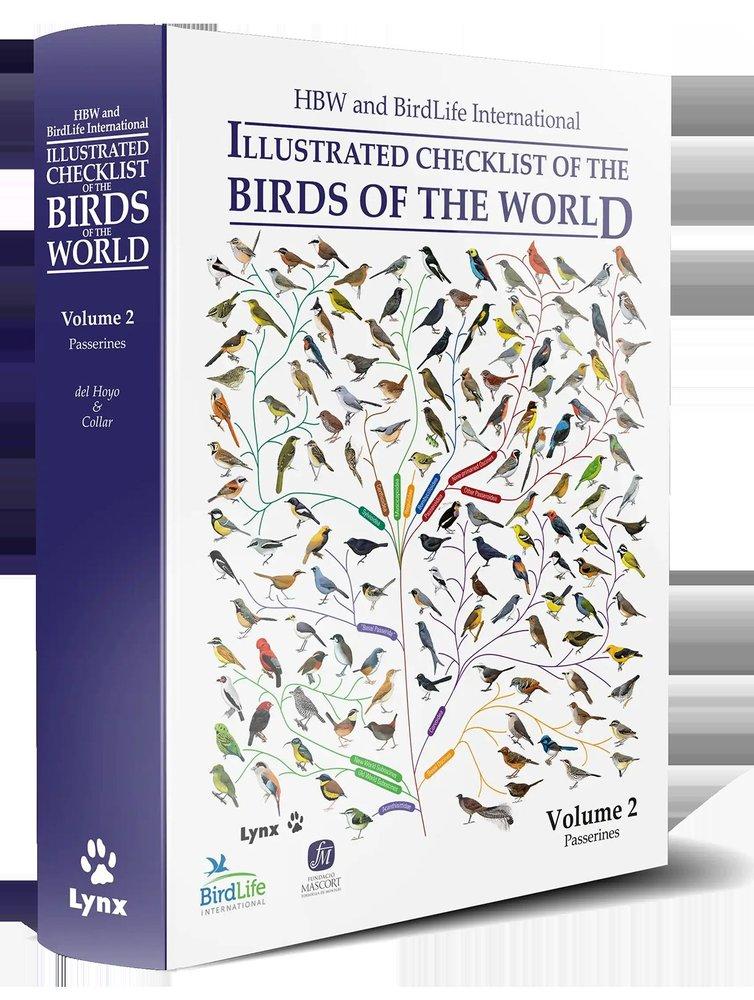 Vorderes Coverbild HBW and BirdLife International Illustrated Checklist of the Birds of the World vol.2