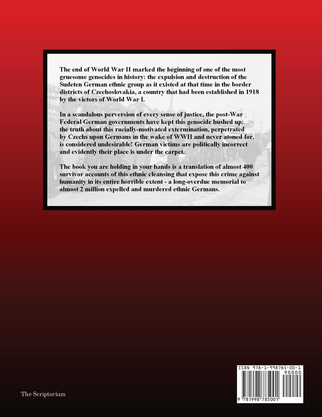 Rückseitencover Documents on the Expulsion of the Sudeten Germans