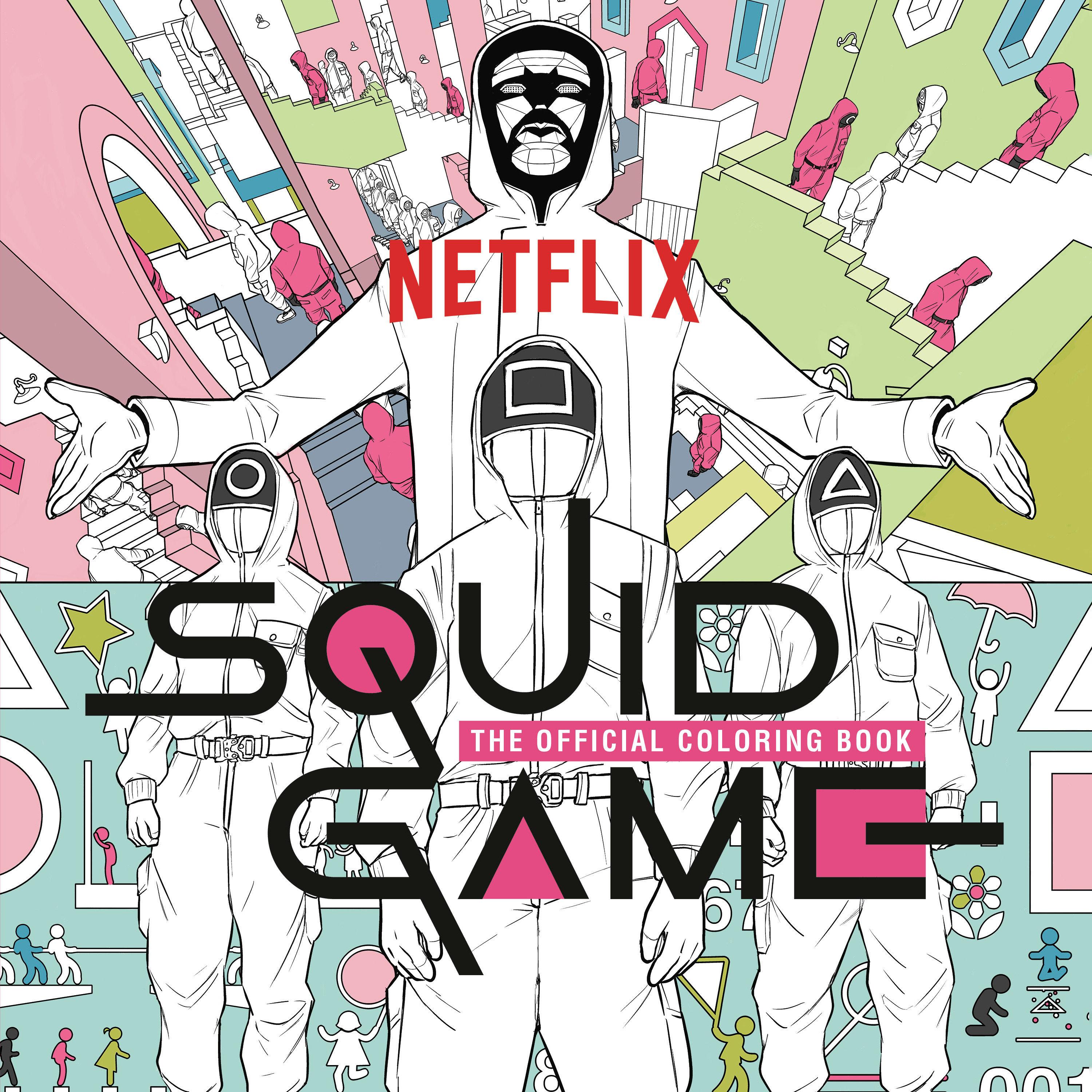 Vorderes Coverbild Squid Game: The Official Coloring Book