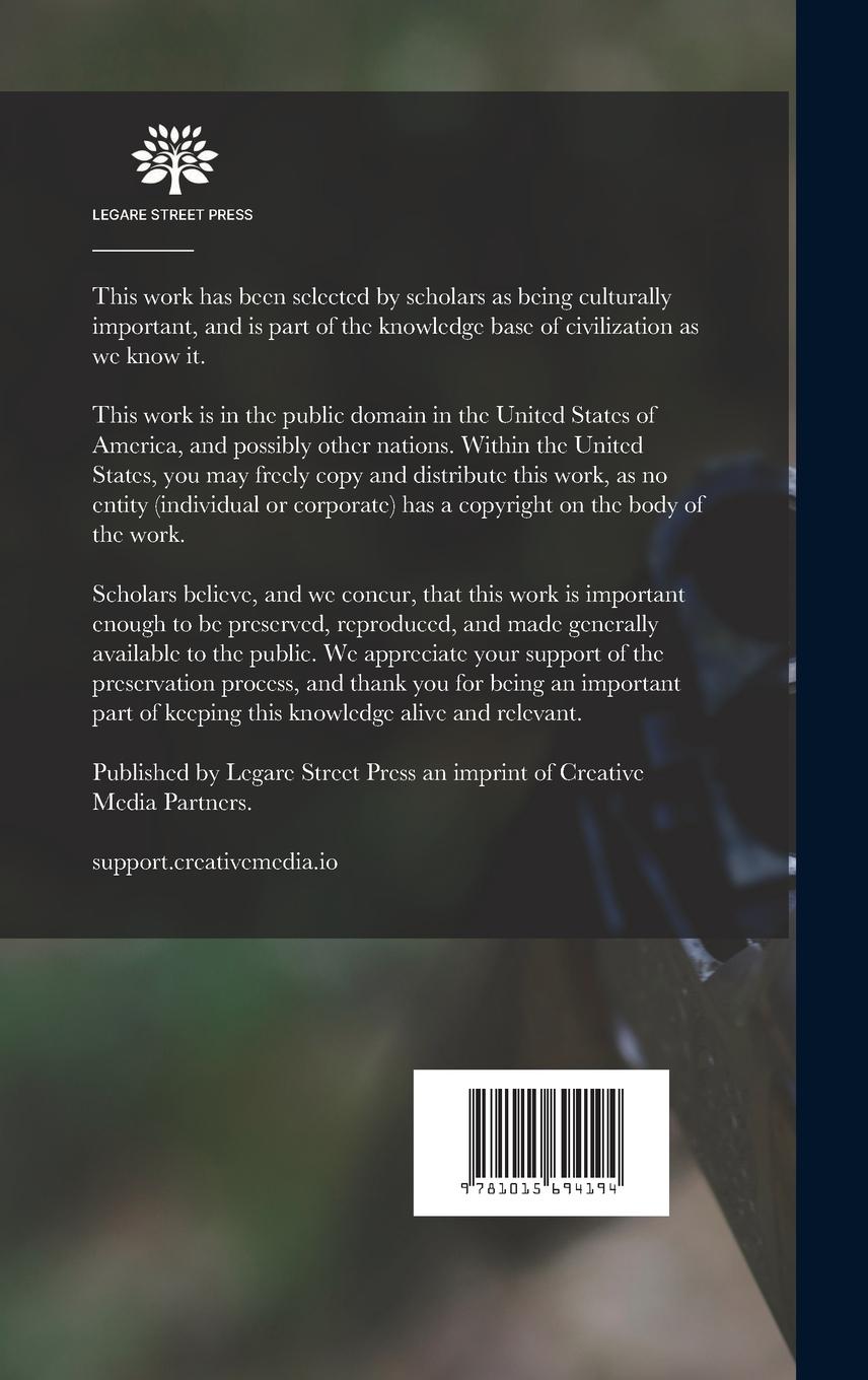 Rückseitencover The Way of the Woods: A Manual for Sportsmen in Northeastern United States and Canada