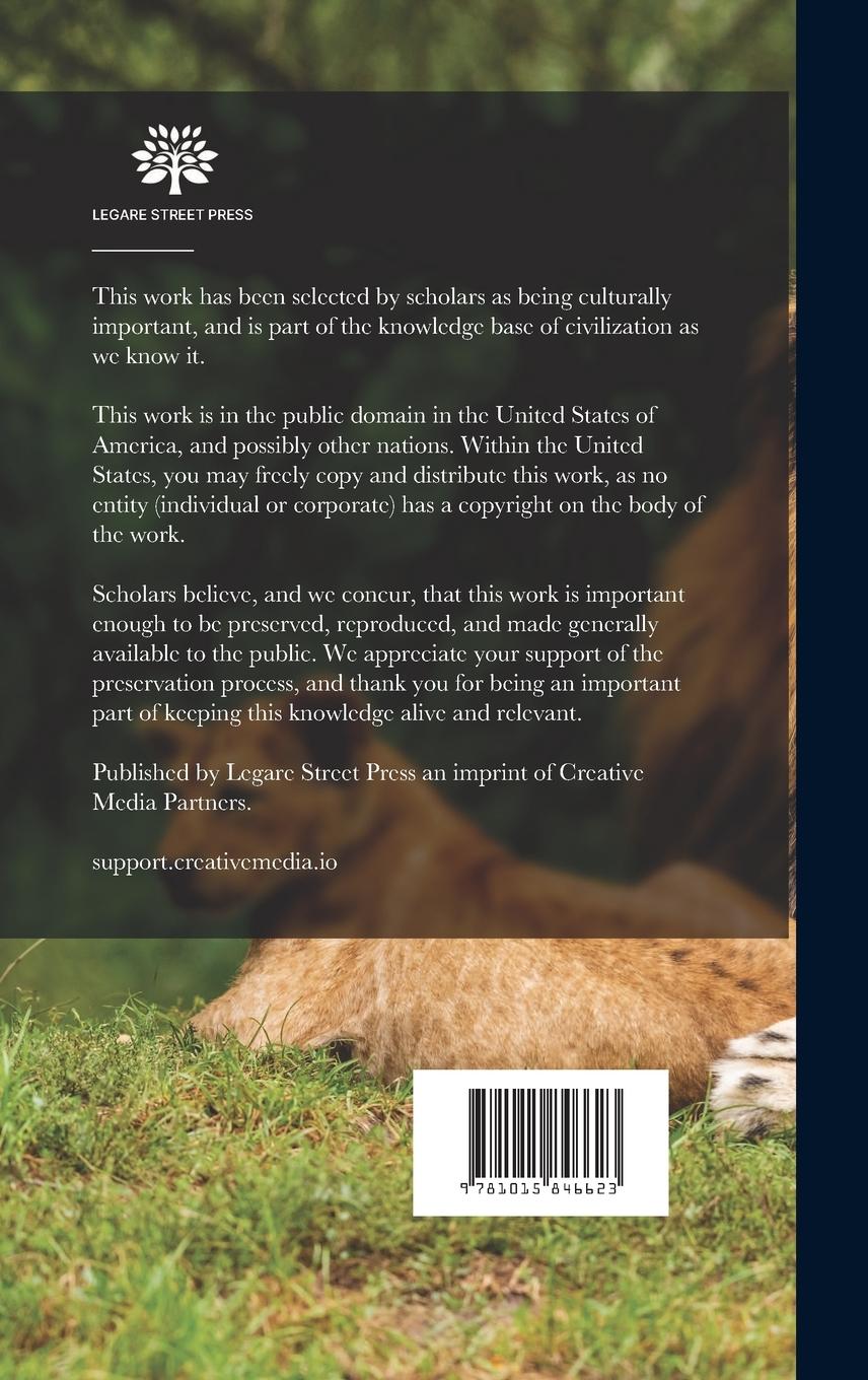 Rückseitencover Report on a Game Survey of the North Central States
