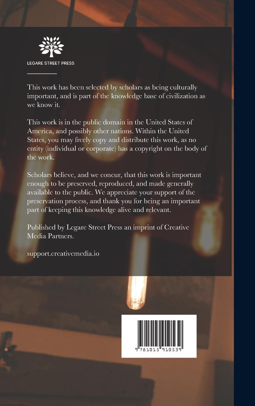 Rückseitencover Hydroelectrical Engineering: A Book for Hydraulic and Electrical Engineers, Students and Others Interested in the Development of Hydroelectric Powe