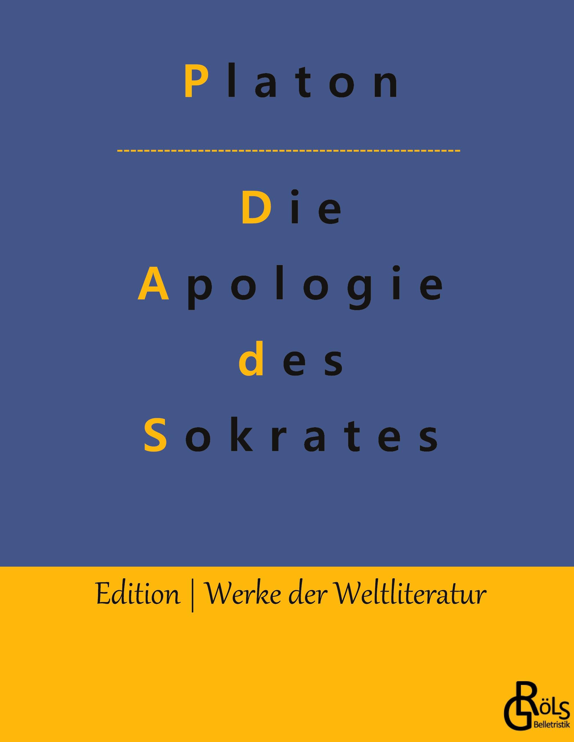 Vorderes Coverbild Die Apologie des Sokrates