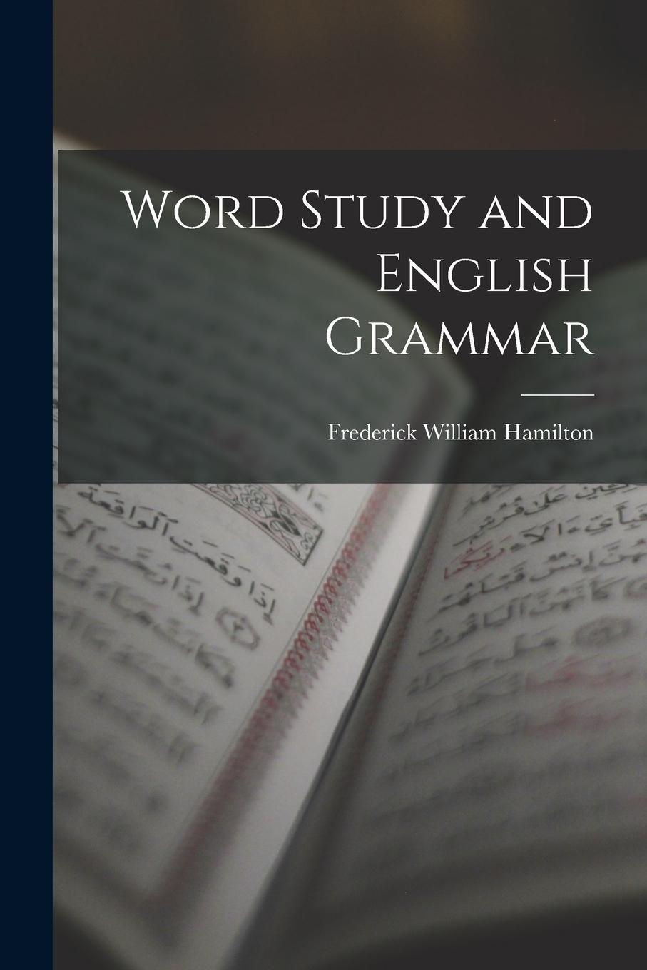 Vorderes Coverbild Word Study and English Grammar