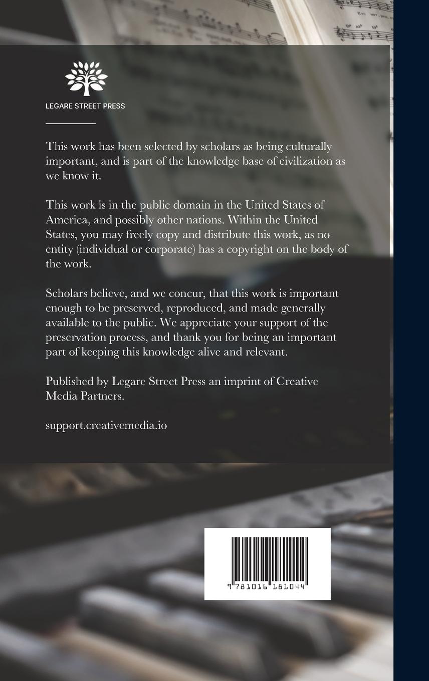 Rückseitencover On Method In Teaching: Being No. Vi Of Six Lectures On Psychology For Music Teachers