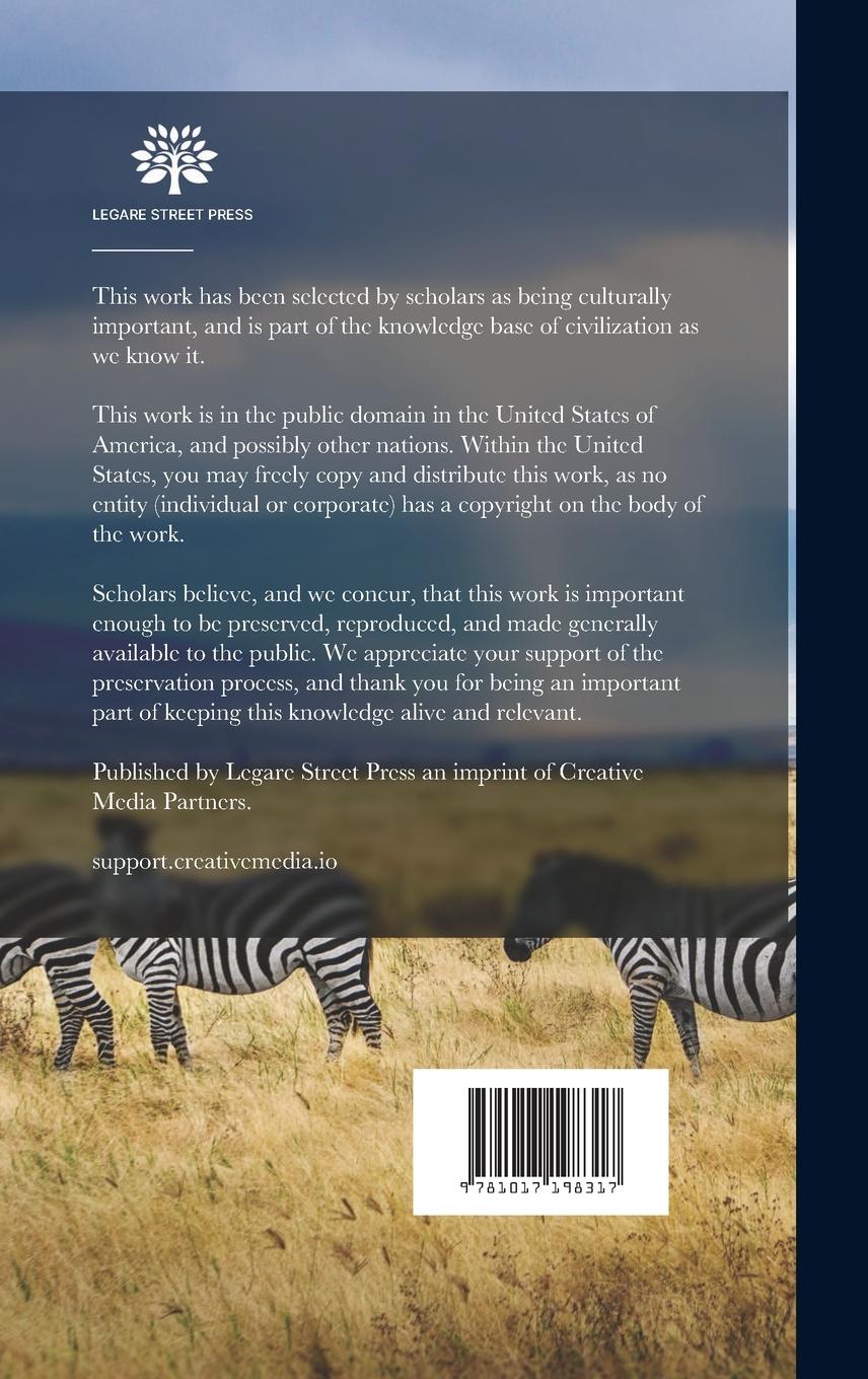 Rückseitencover Fur Farming: A Book of Information About fur Bearing Animals, Enclosures, Habits, Care, etc.