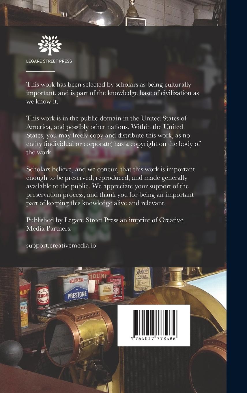 Rückseitencover Histoire De L'automobile...