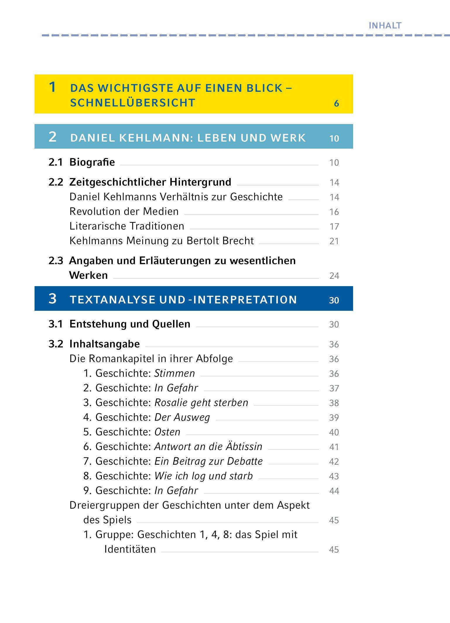 Beispielinhalt (Bild) Ruhm  - Textanalyse und Interpretation