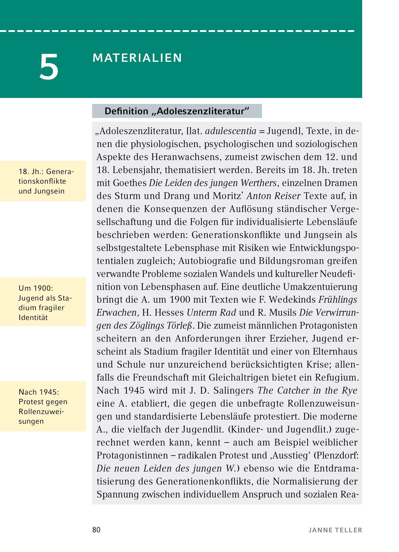 Beispielinhalt (Bild) Nichts - Textanalyse und Interpretation