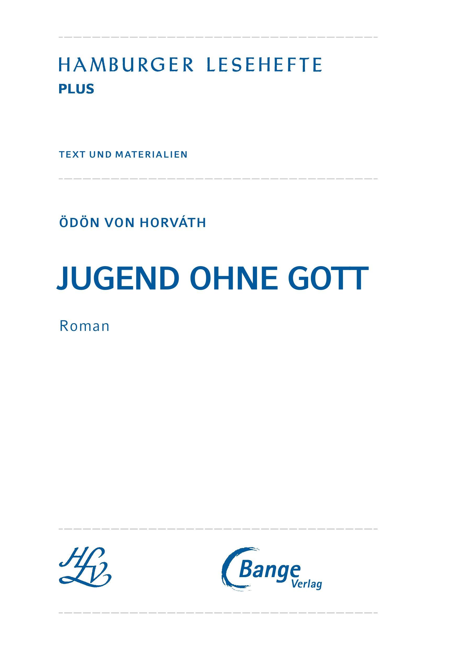 Beispielinhalt (Bild) Jugend ohne Gott (Textausgabe)
