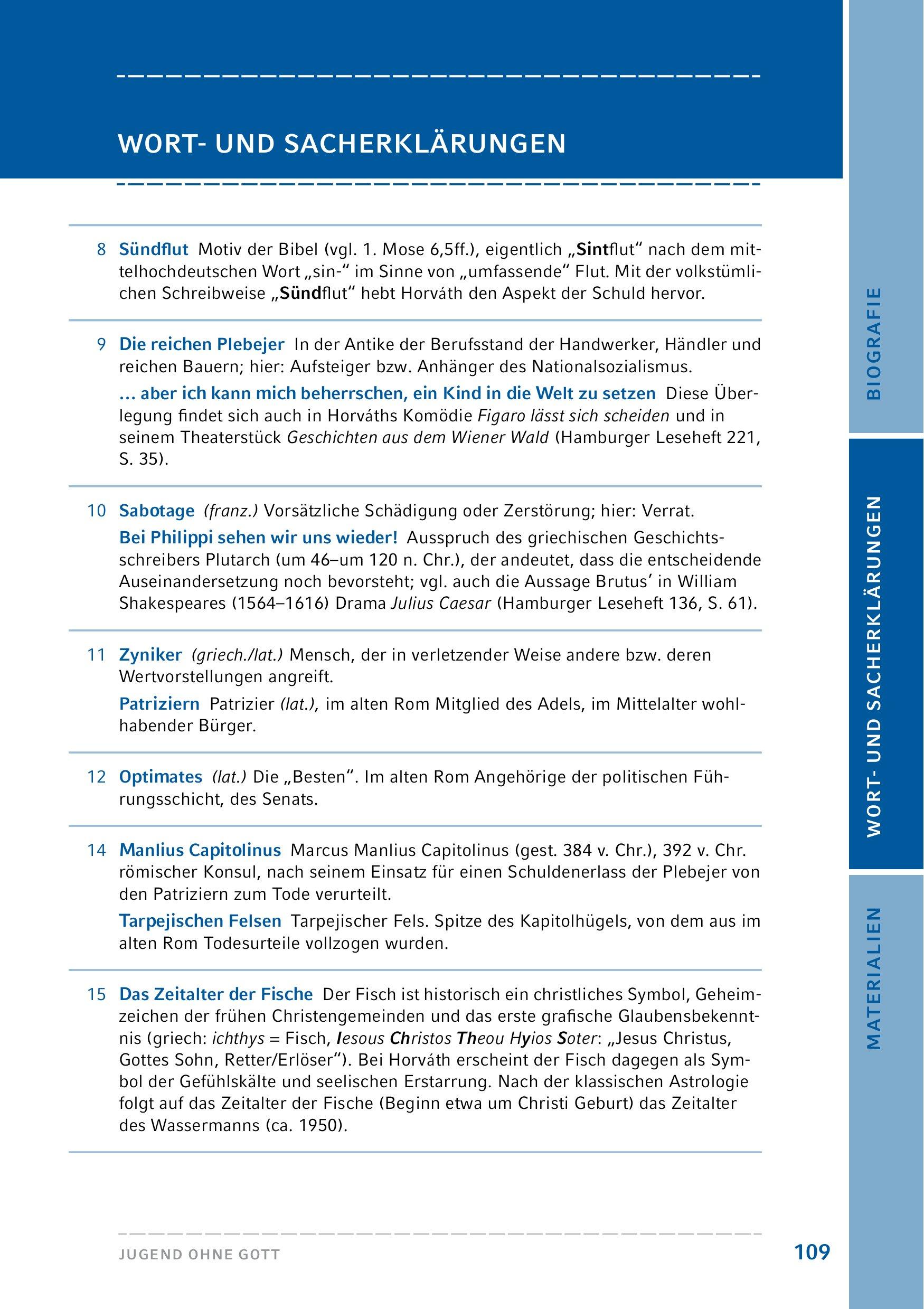 Beispielinhalt (Bild) Jugend ohne Gott (Textausgabe)