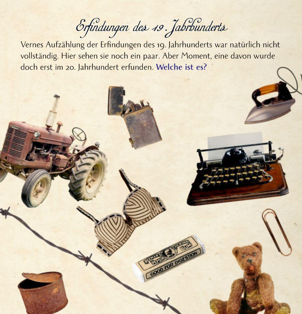 Beispielinhalt (Bild) Zettel-Adventskalender - Weihnachten mit Jules Verne