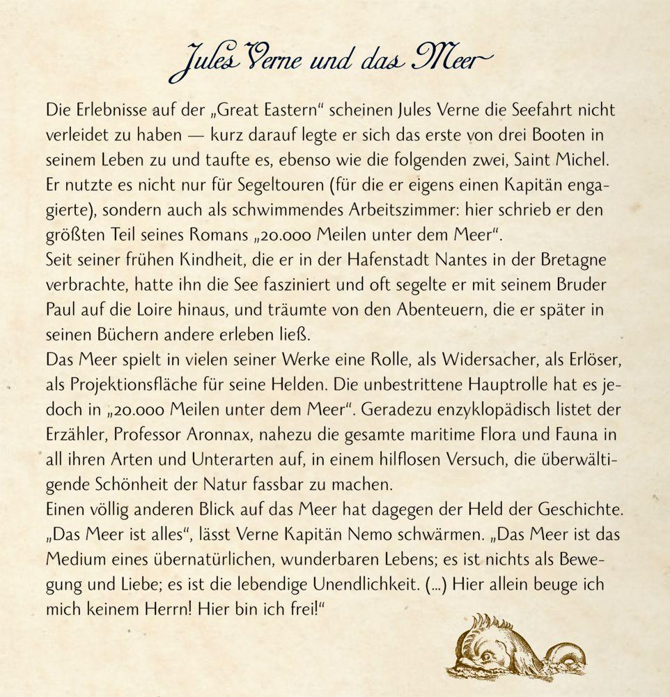 Beispielinhalt (Bild) Zettel-Adventskalender - Weihnachten mit Jules Verne