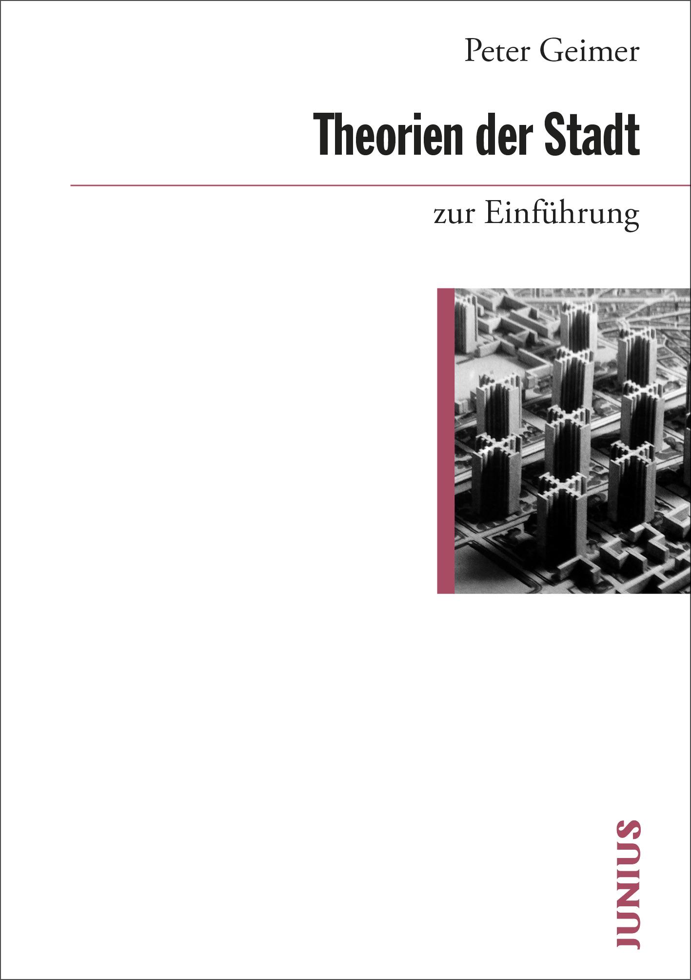 Vorderes Coverbild Theorien der Stadt zur Einführung
