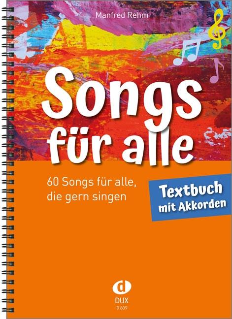 Vorderes Coverbild Songs für alle - Textbuch mit Akkorden