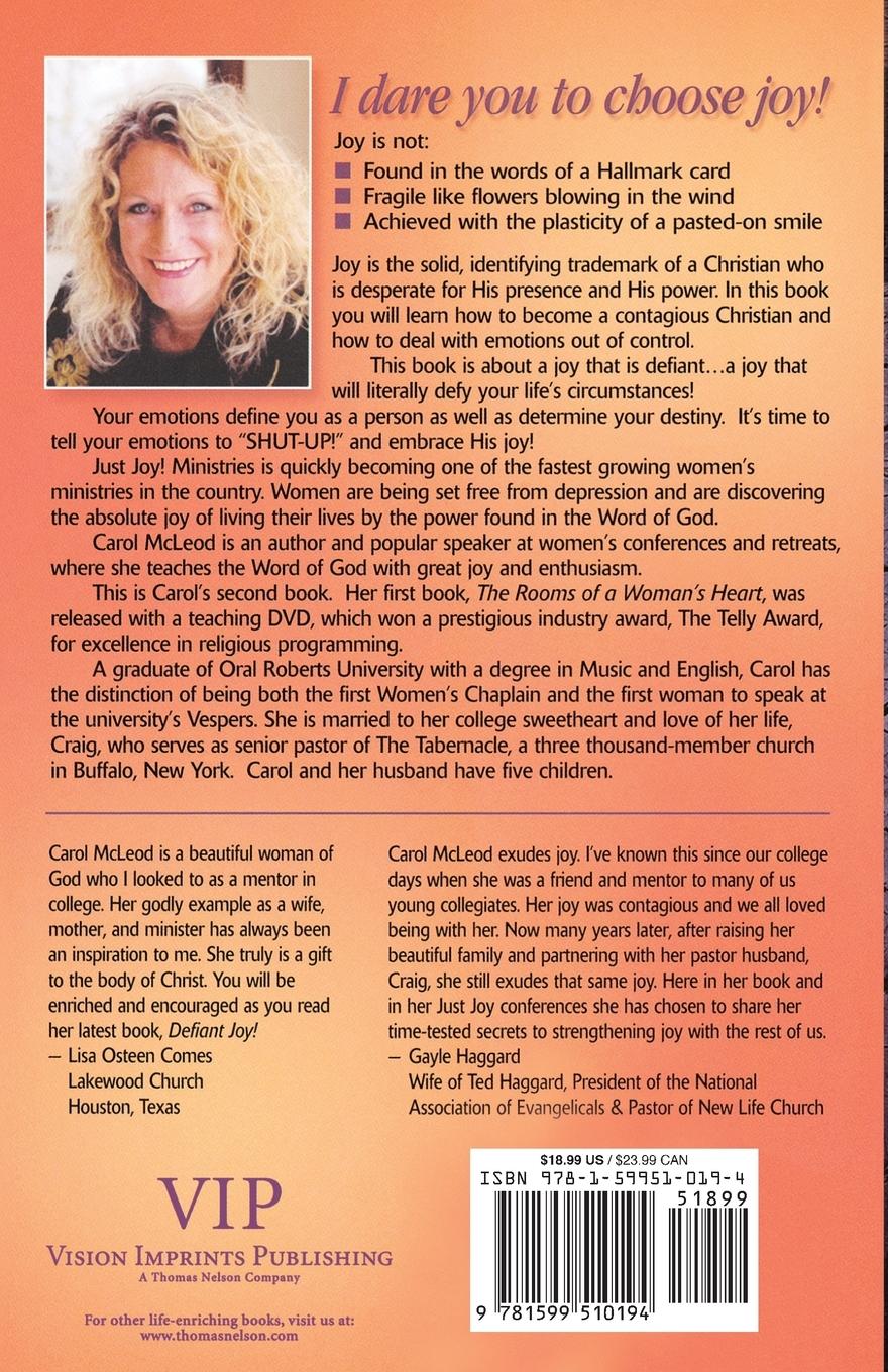 Rückseitencover Defiant Joy!