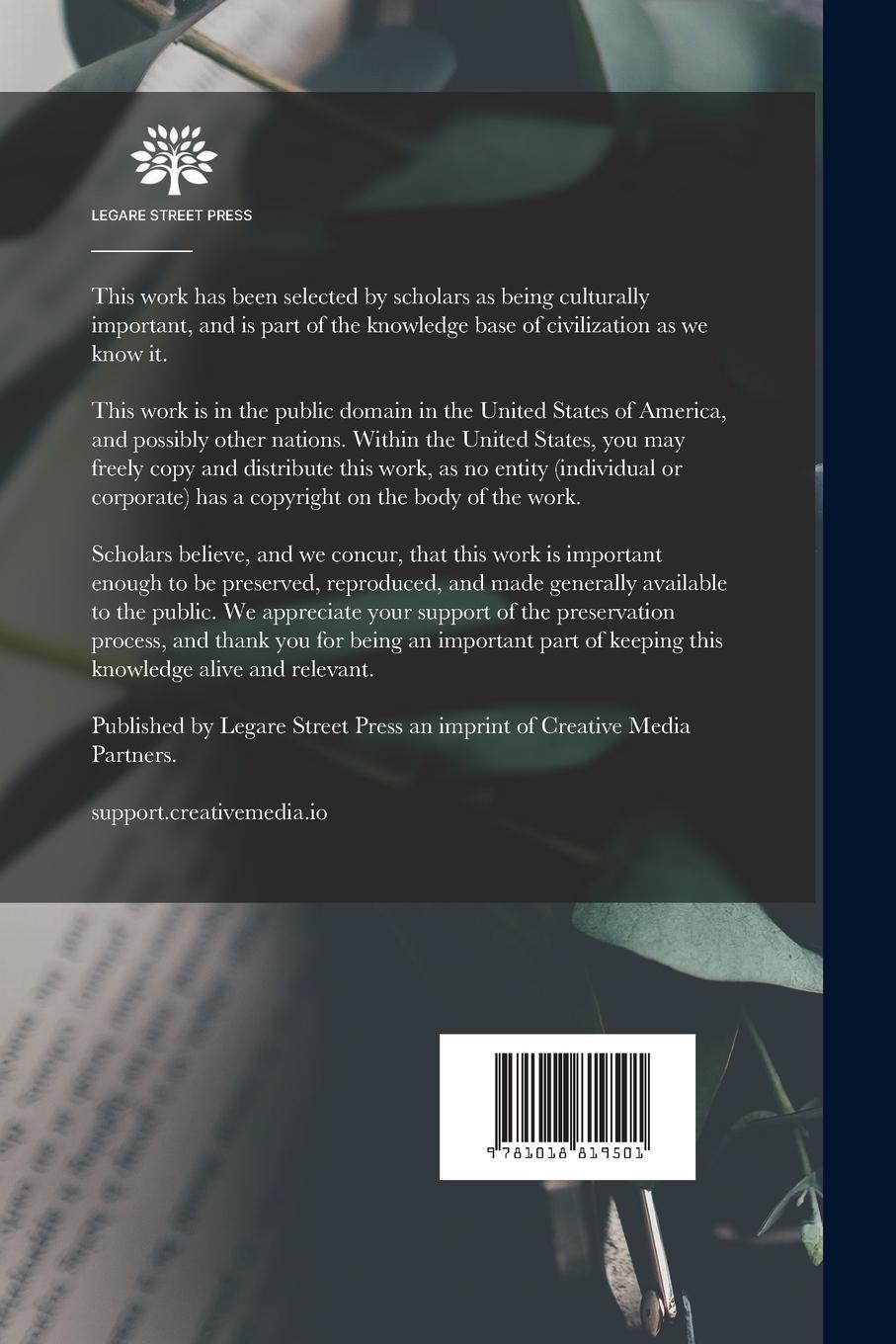 Rückseitencover Building Construction And Superintendence: Carpenter's Work. 3rd; Edition 1900